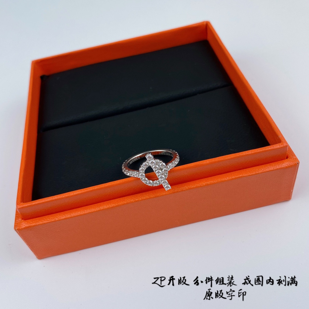 hermès ot buckle full Di*m*nd ring