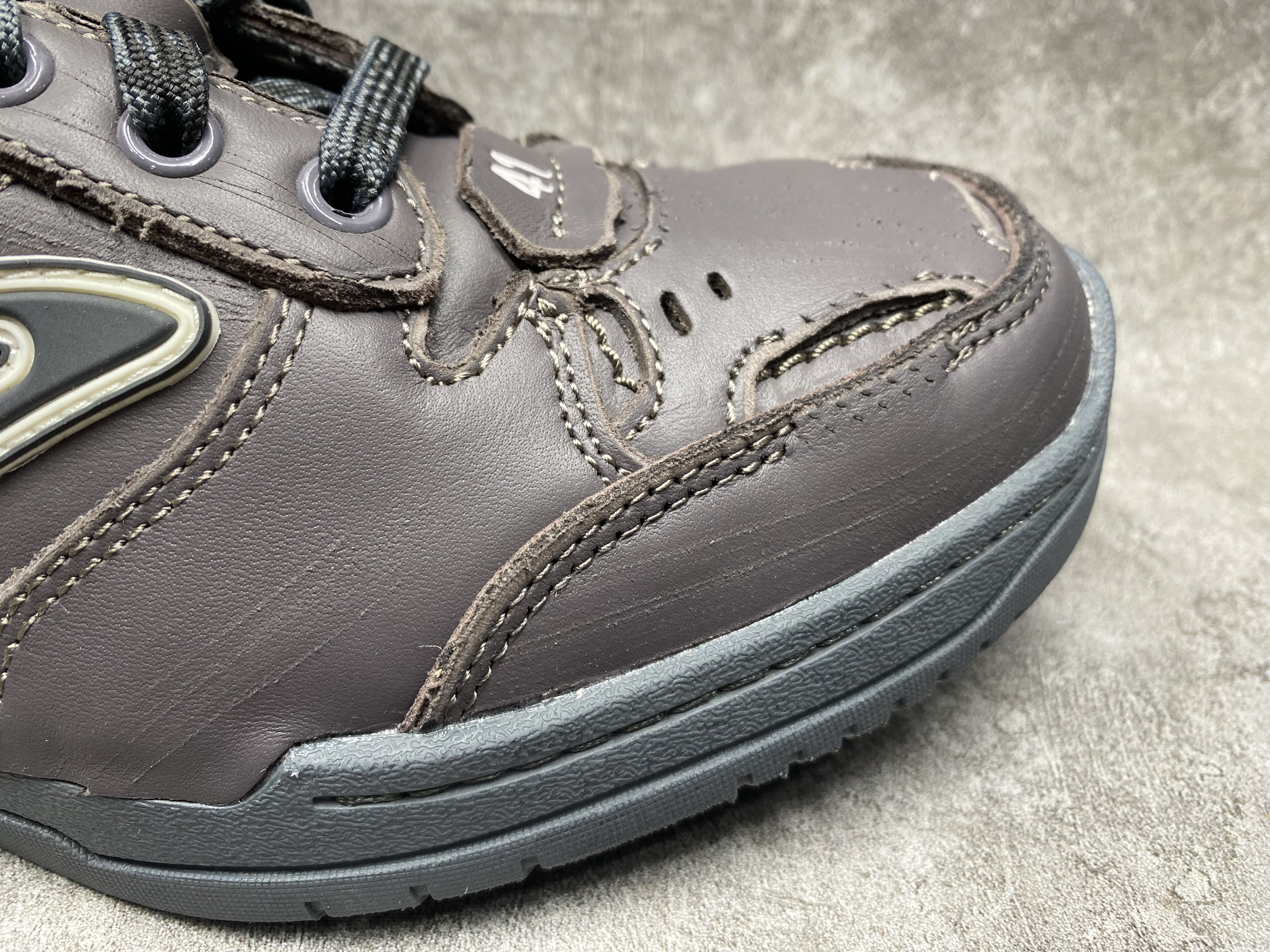 ua Ba*len*cia*ga hamptons worn-out sneaker (run one size large)