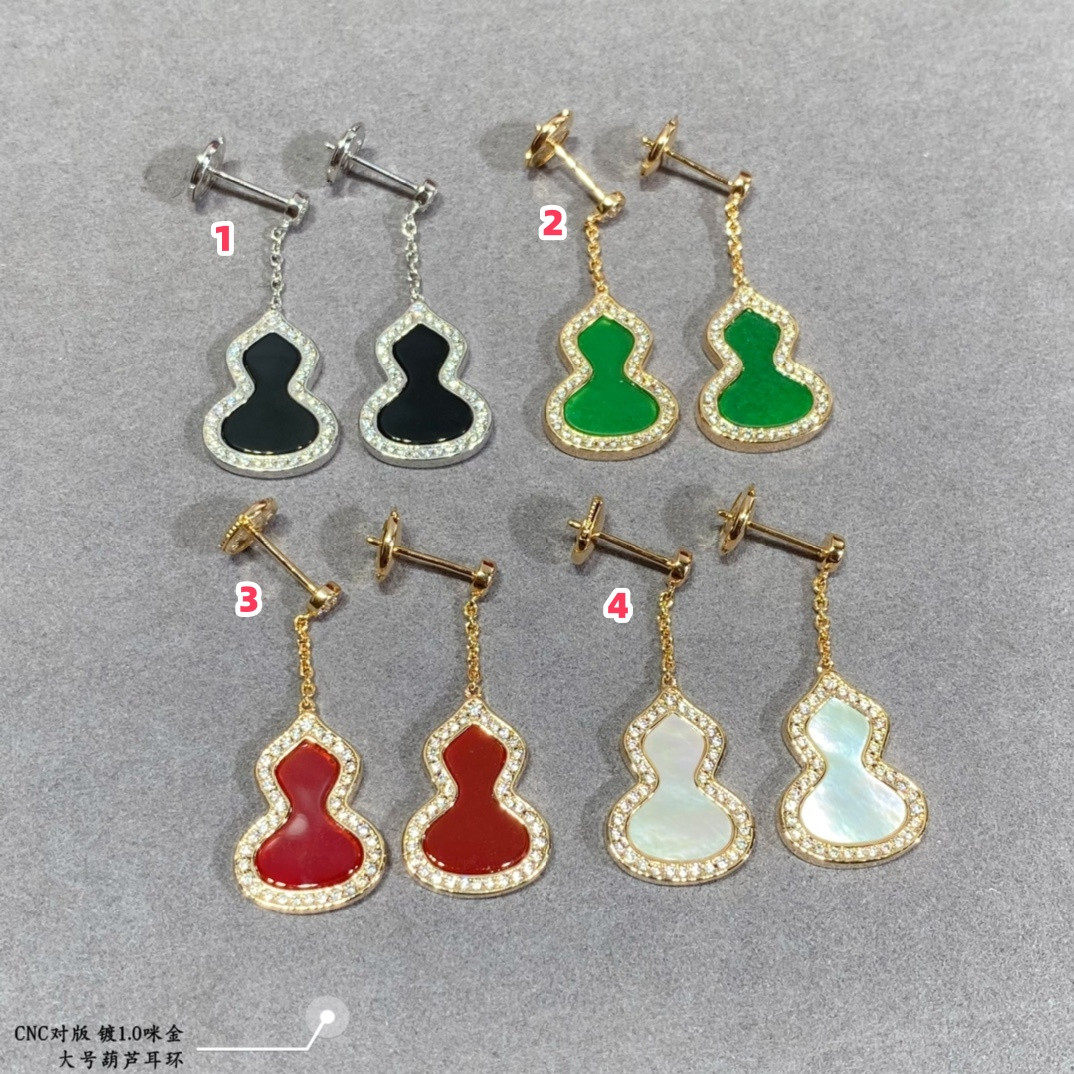 Qeelin Large Gourd Earrings