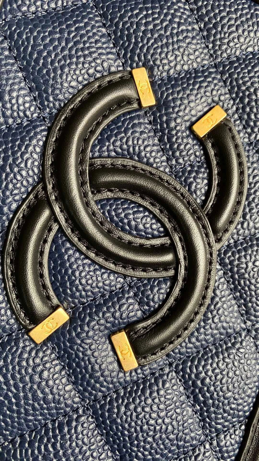 Ch*el vanity case 17x7x13cm