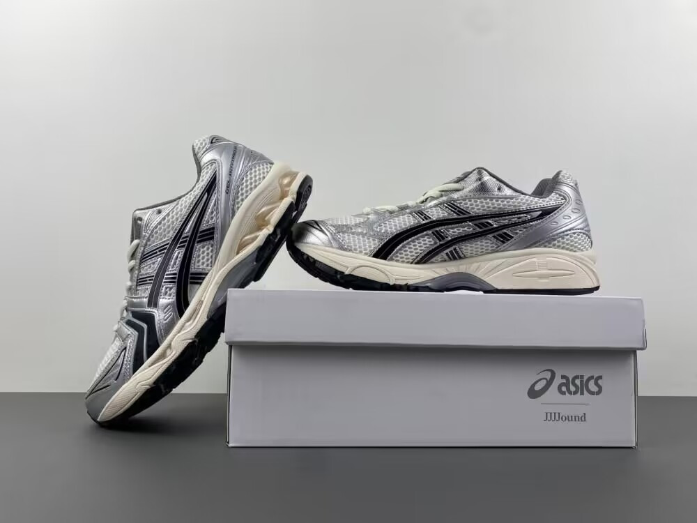 ua As*ic*s gel-kayano 14 jjjjound silver black