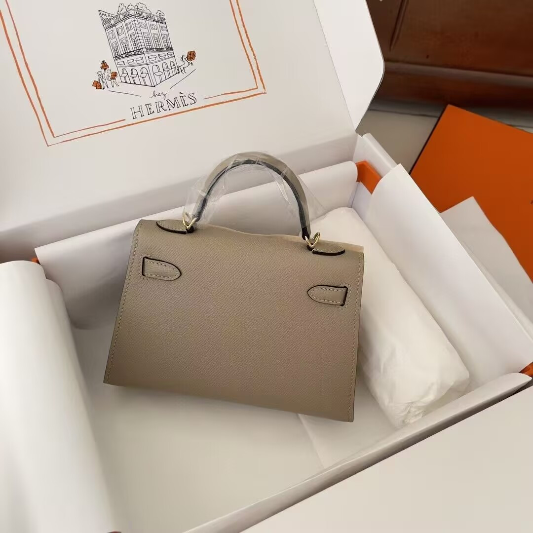H**mes epsom handmade kelly mini 19