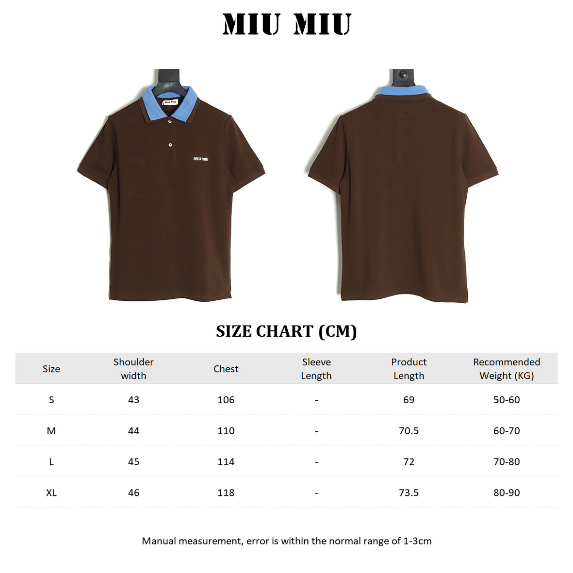 MIU MIU MM Short-sleeved Polo shirt
