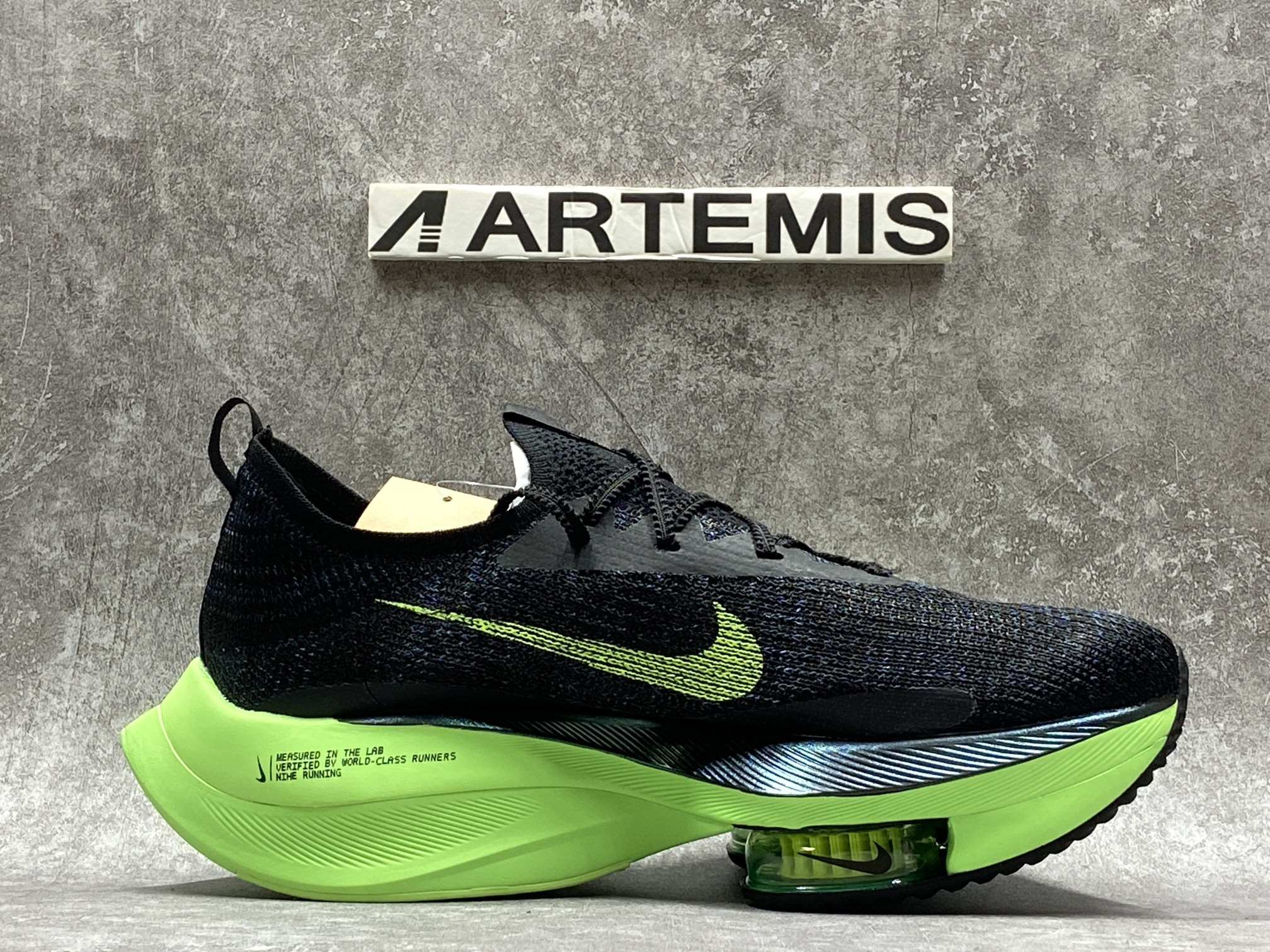 Nike Air Zoom Alphafly Next% Black Electric Green