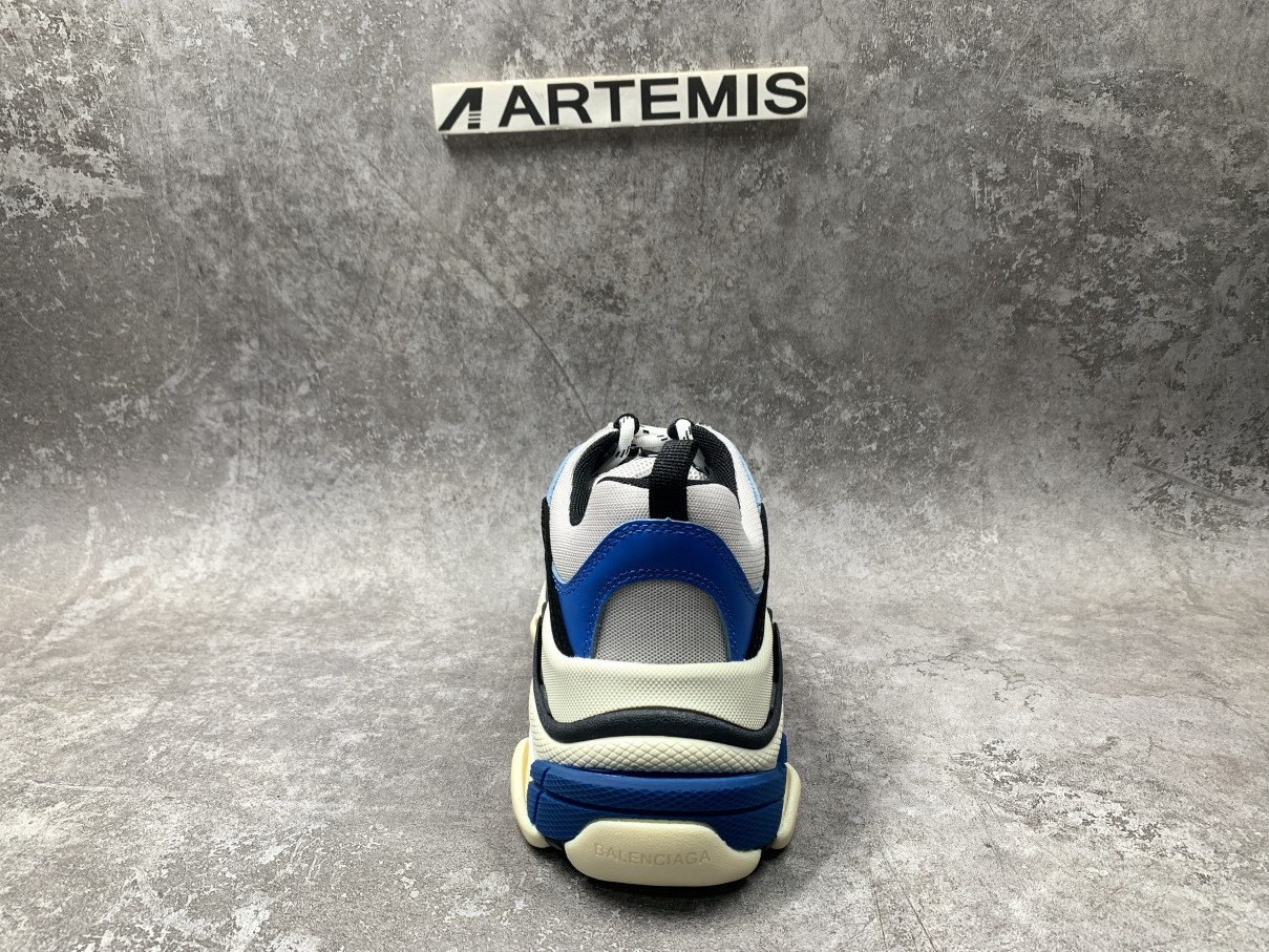 Balenciga Triple S Sneaker Black Blue White