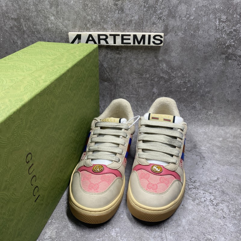 GC Screener Leather Sneaker Blue Red