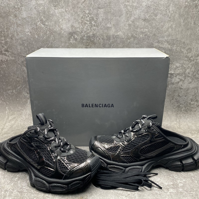 Balenciga 3XL Mule Sneakers in Black
