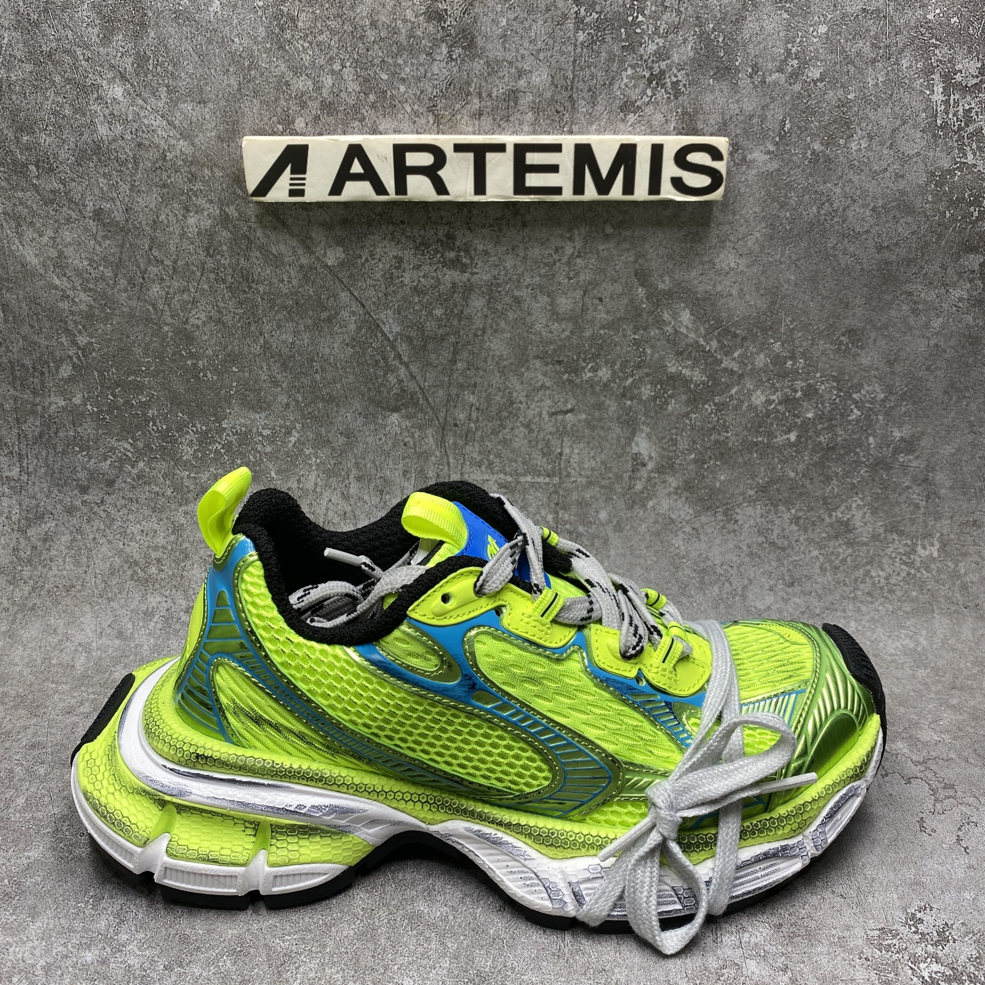 Balenciga 3XL Sneaker Worn Out Fluo Yellow