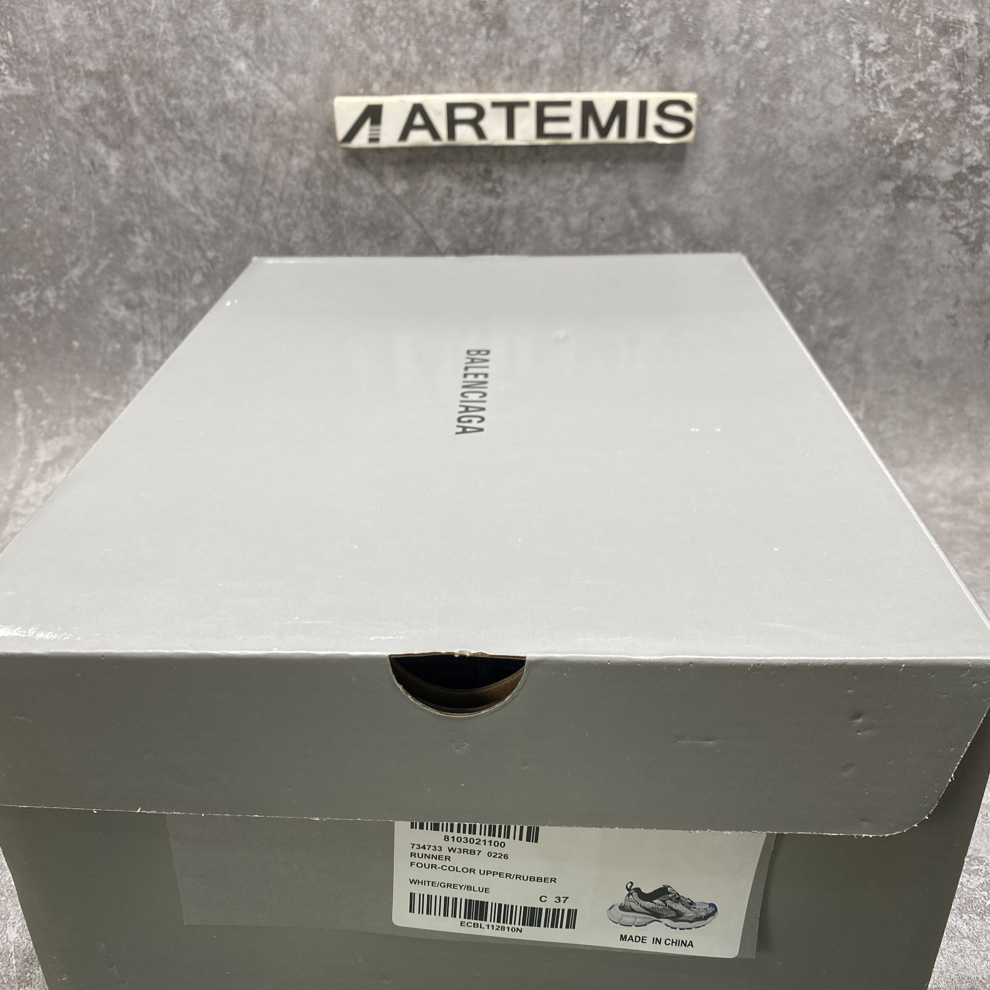 Balenciga 3XL Sneaker White Blue