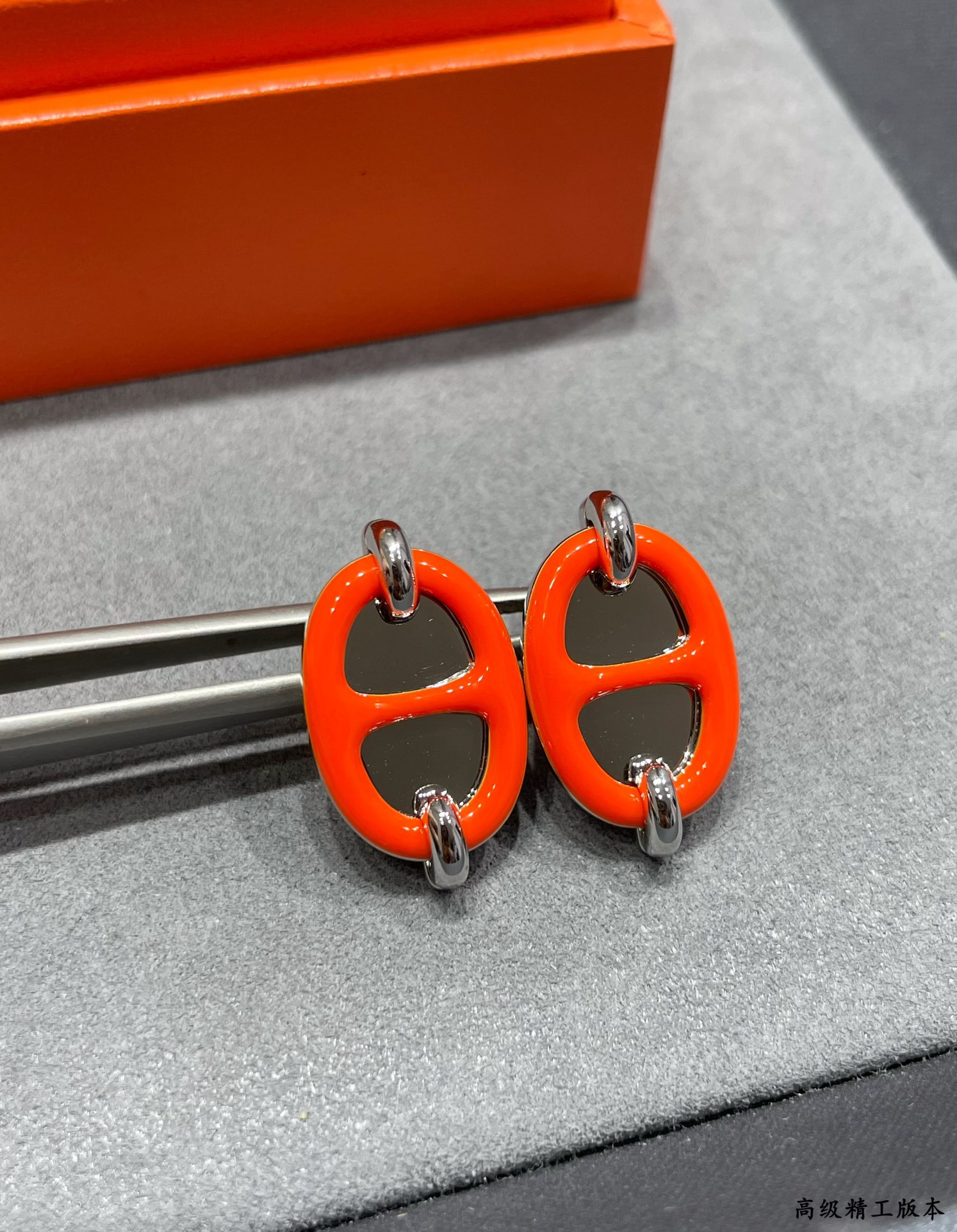 Hermès Mini Maillon Earrings