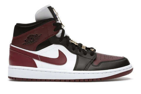 Air Jordan 1 Mid SE Black Dark Beetroot