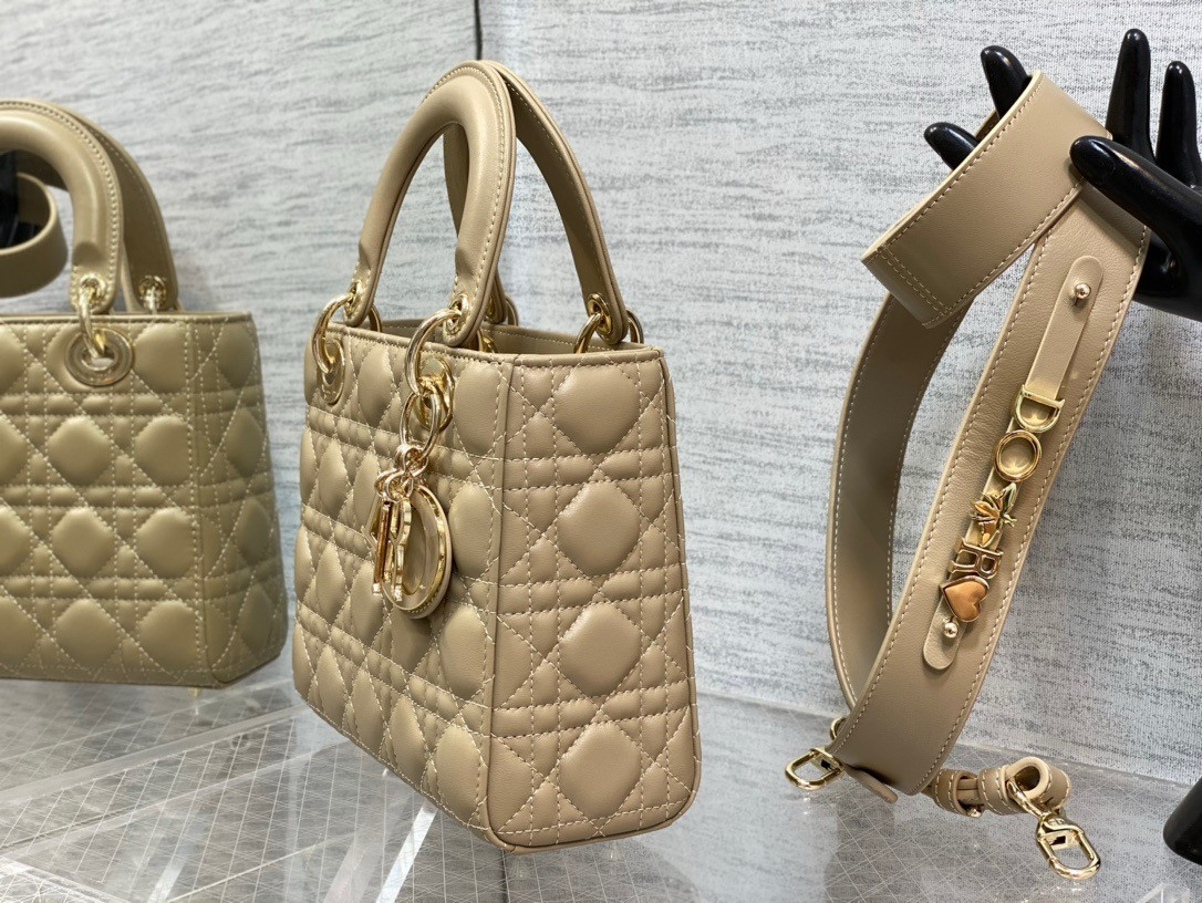 medium lady D*or bag 24 x 20 x 12 cm