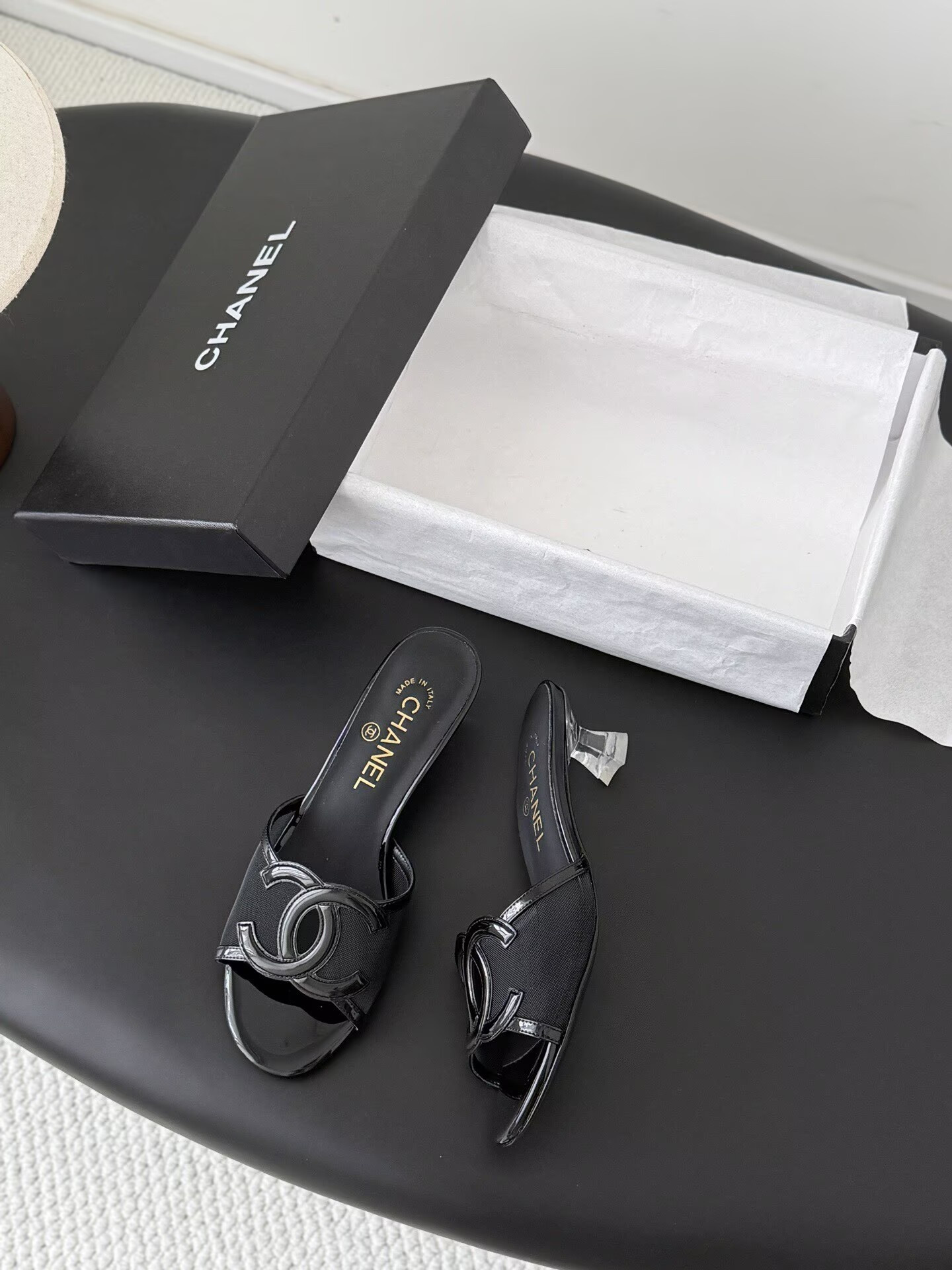 UA Chanel Sandals 4.5cm Heel