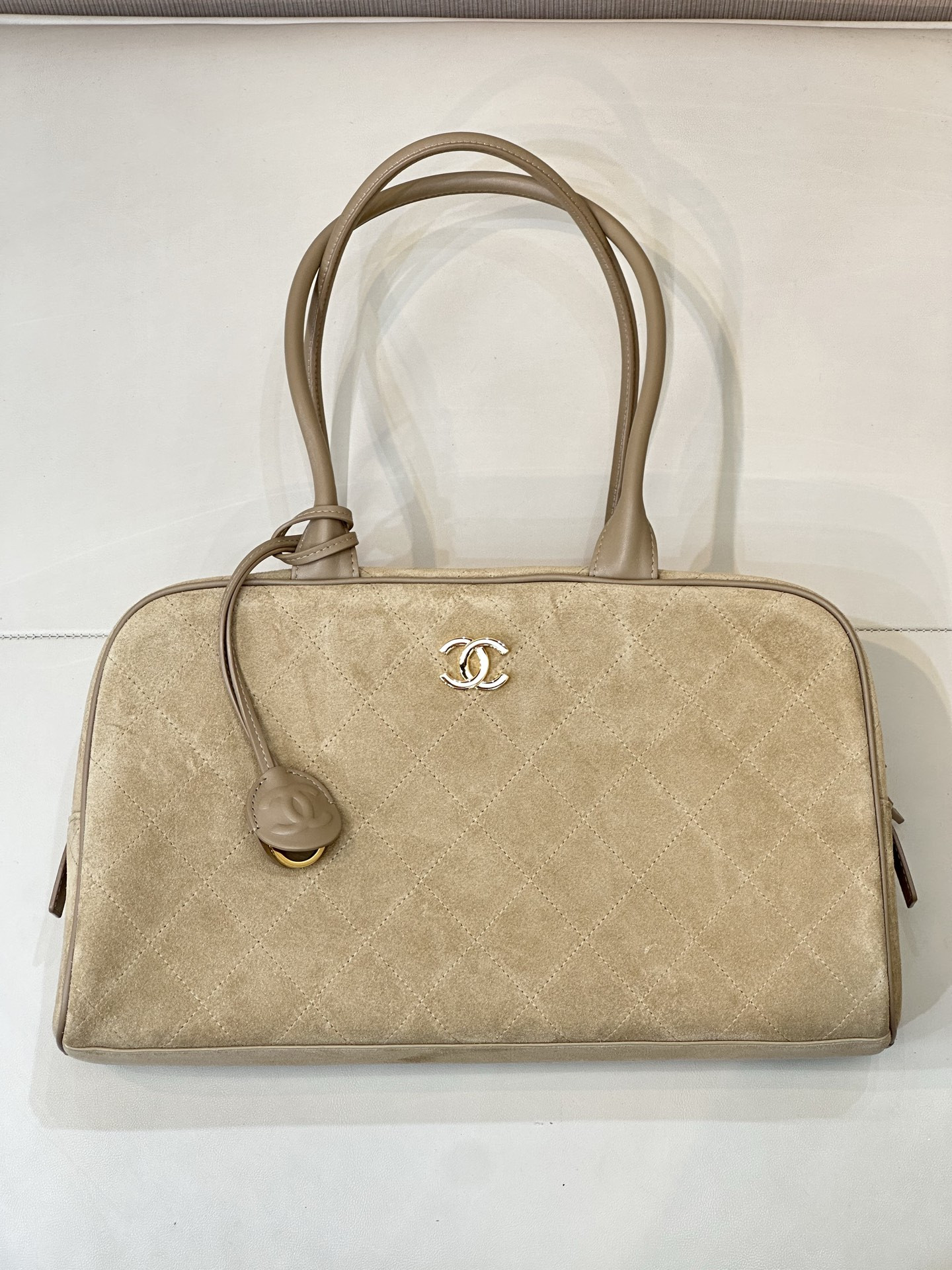 Chanel Bowling Bag 19x35x12.5cm