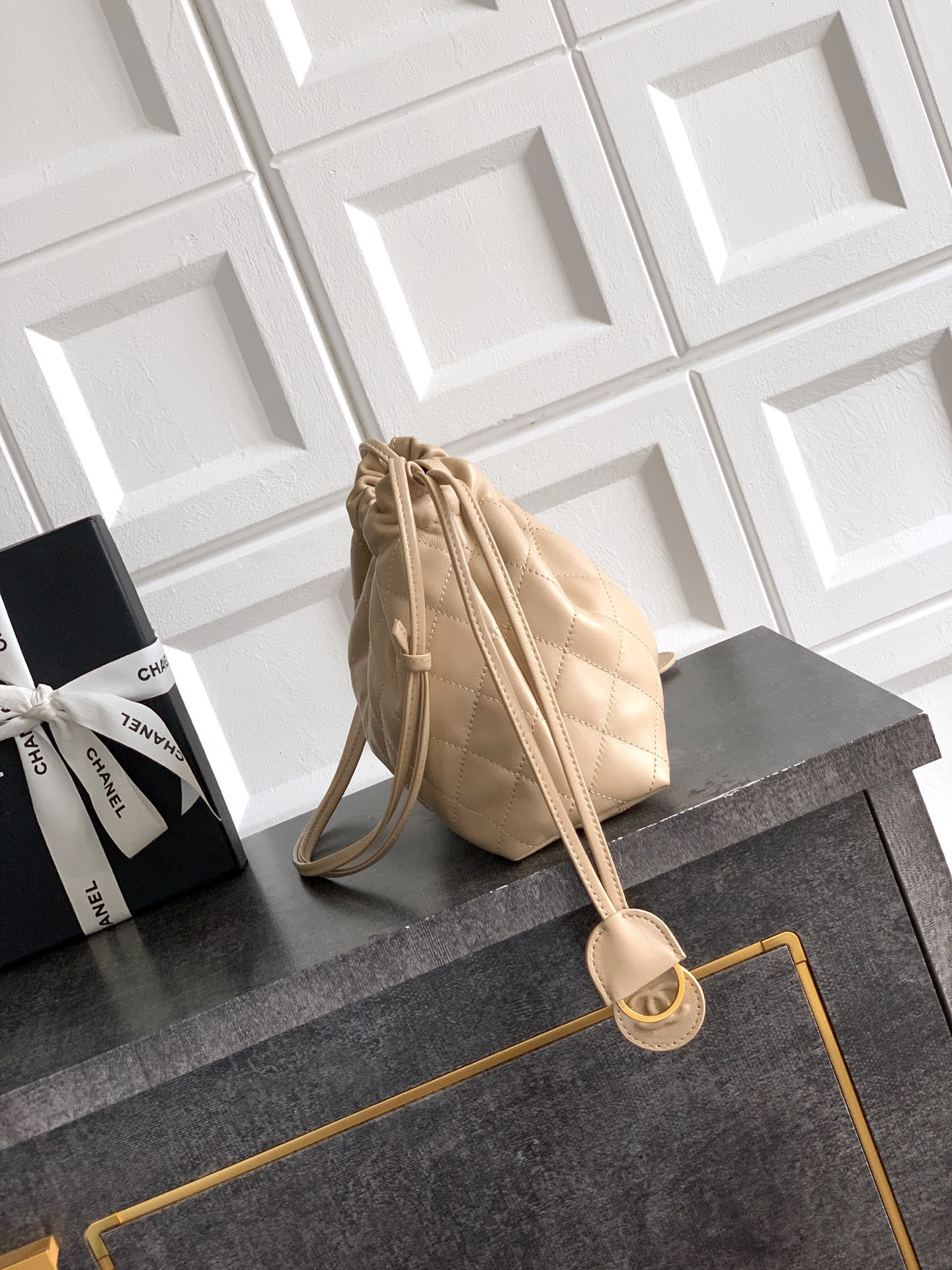 Chanel Clutch with Leather Strap AP5227 17x22x8cm
