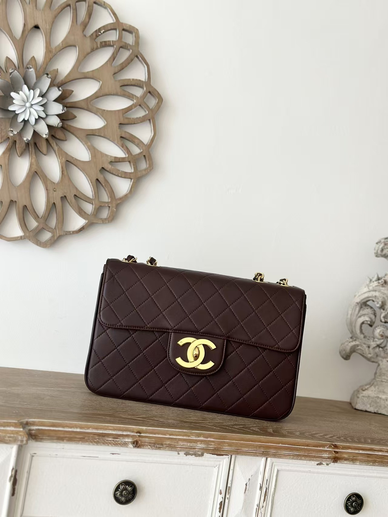 Ch**el Flap Bag 30x21x8cm