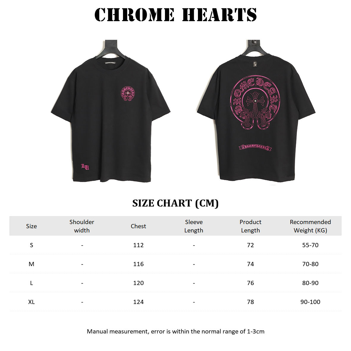 Ch*0me He**ts short-sleeved t-shirt