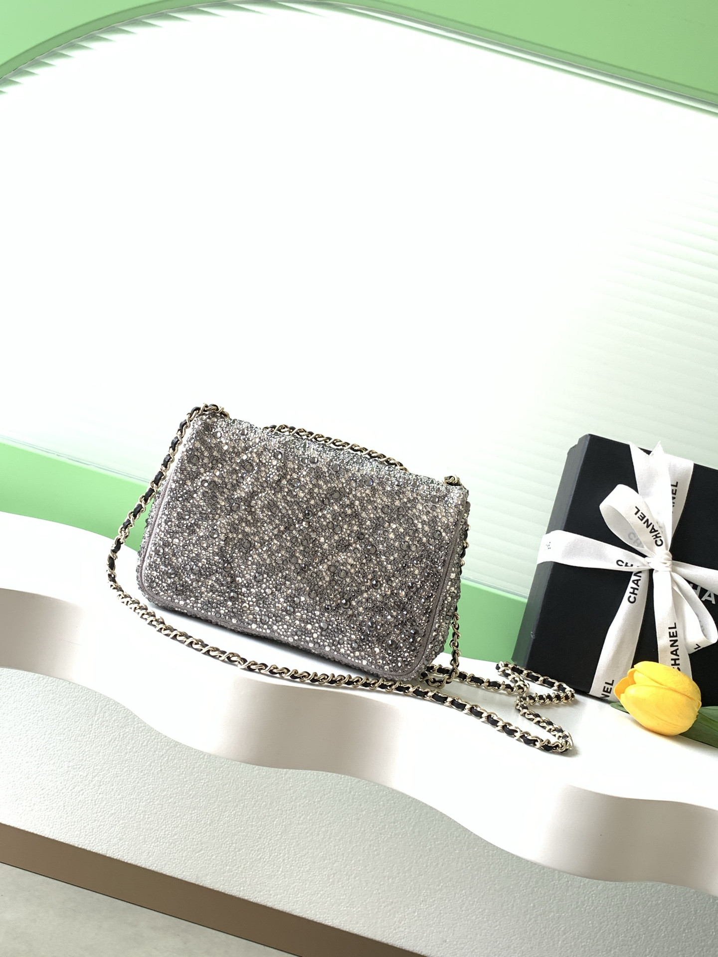 Chanel Evening Flap Bag AS4297 13x21x8cm