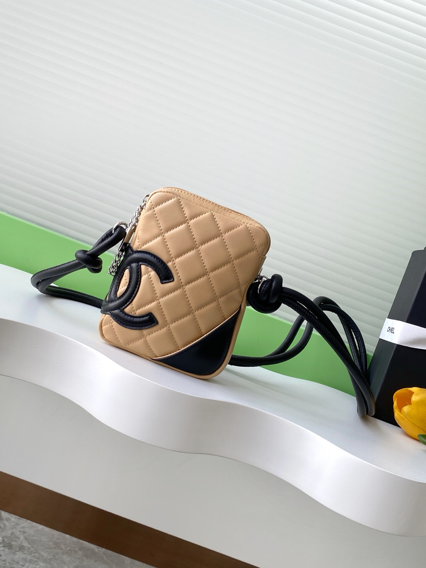 Chanel Cambon Line Crossbody Bag 13x15x3.5cm