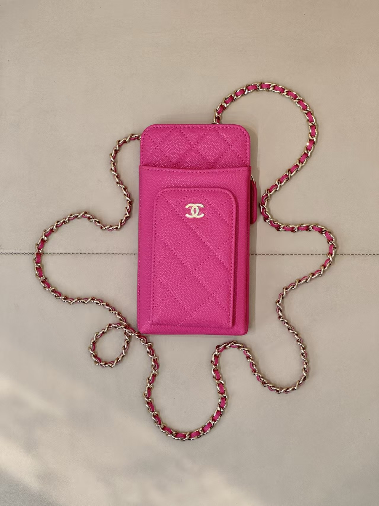 Ch**el Phone Bag 18x9x3cm