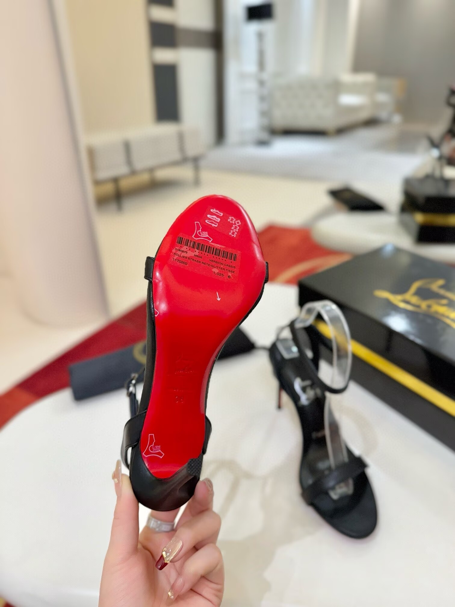 ua Chr1st1an louboutin 100mm sandals