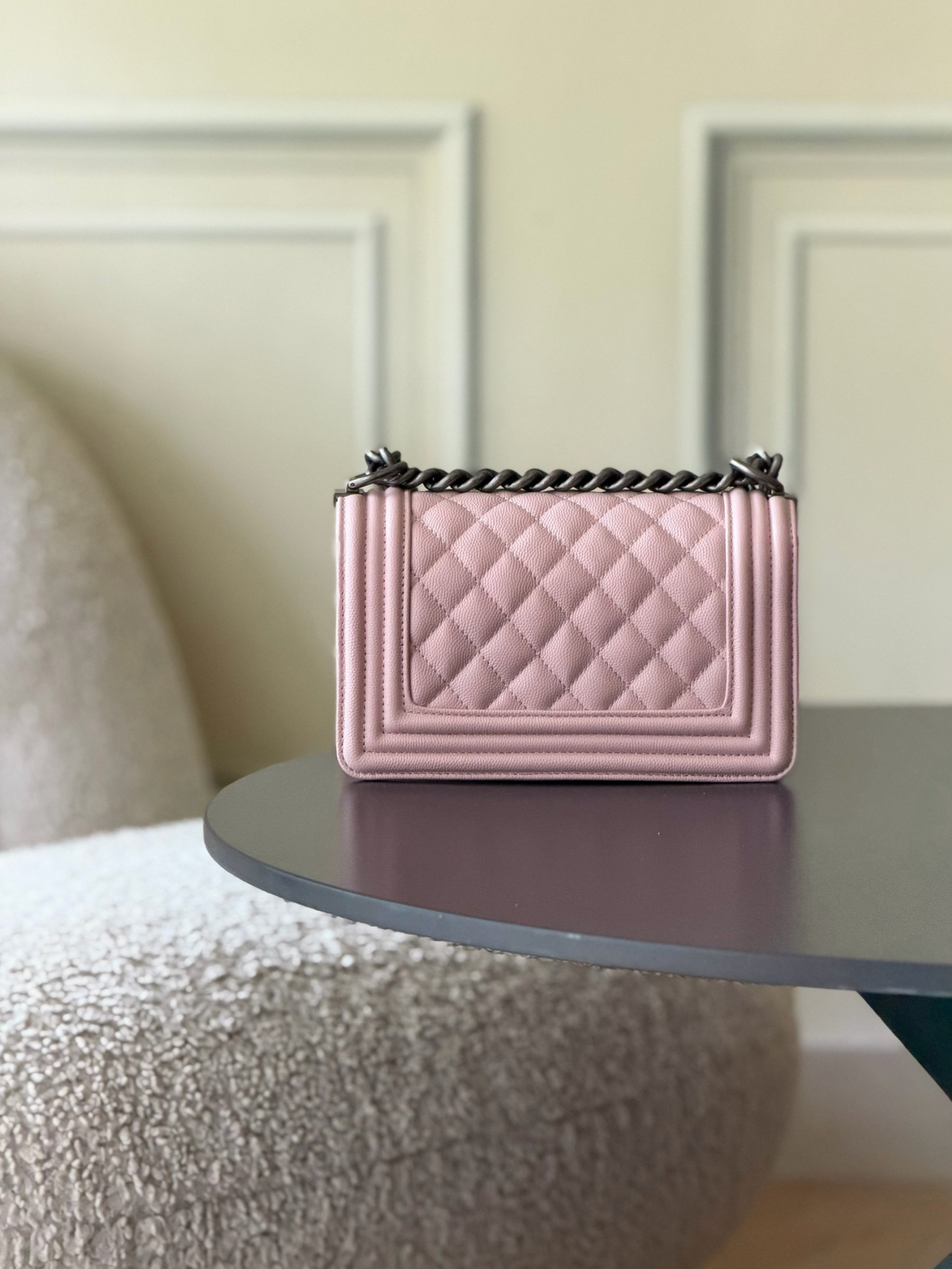 Chanel Boy Handbag 12x20x7cm