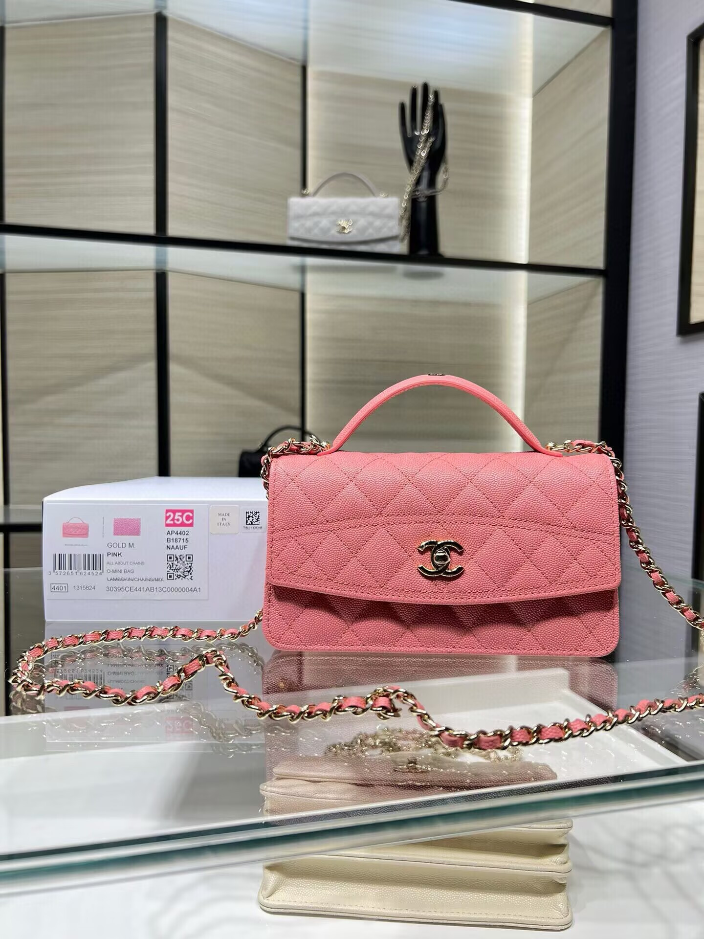 Chanel Mini Coco Handle Bag AP4402 19x11x6cm