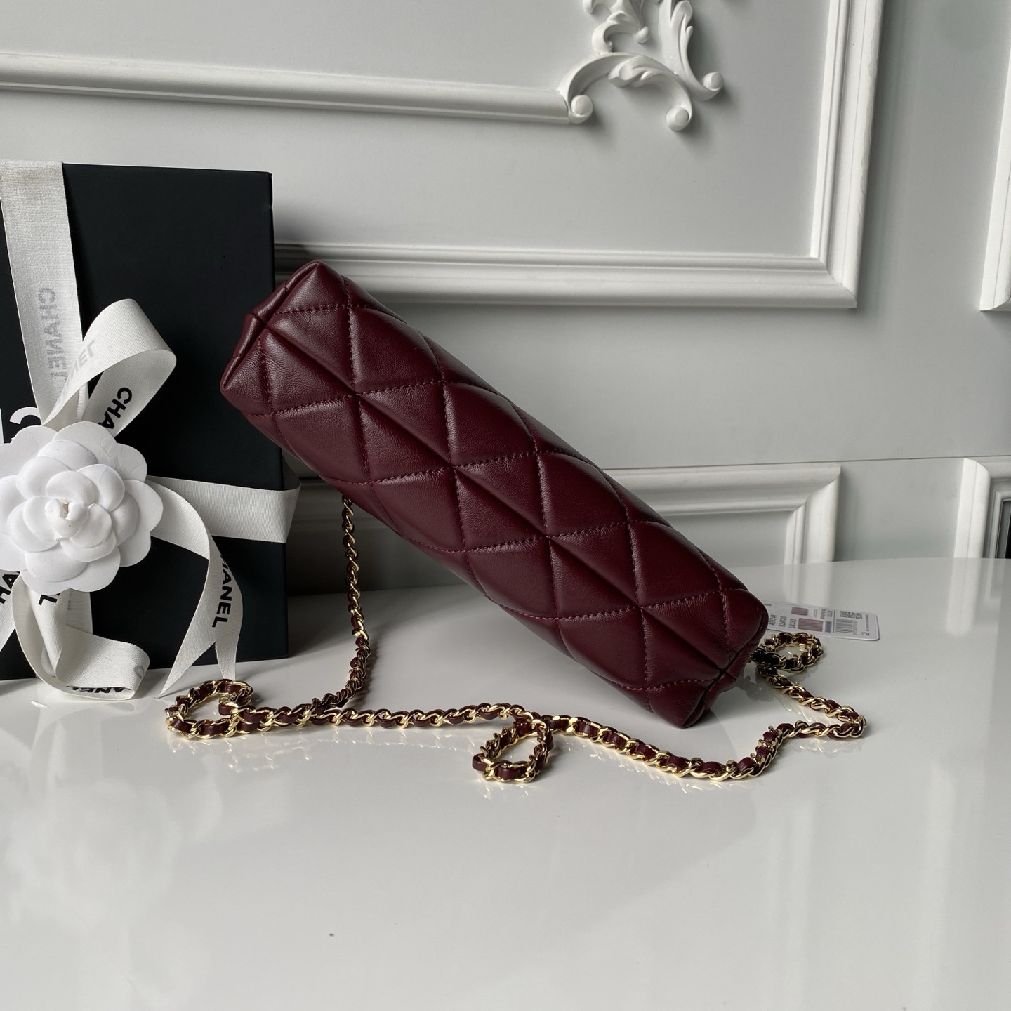 CHANEL Chain Shopping Tote Bag AS6248 24.5x16x7.5cm