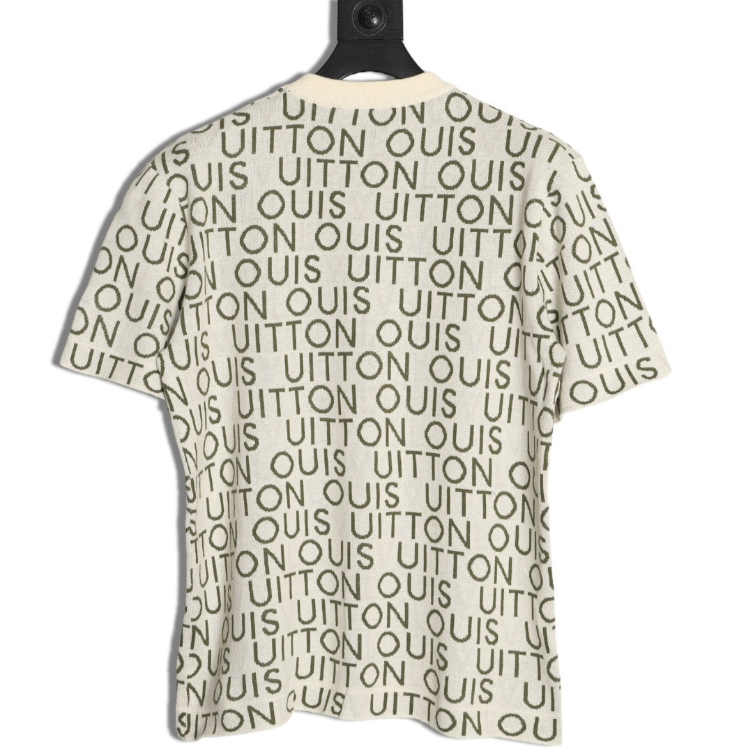 l0vis Vvtt0n knitting short-sleeved t-shirt