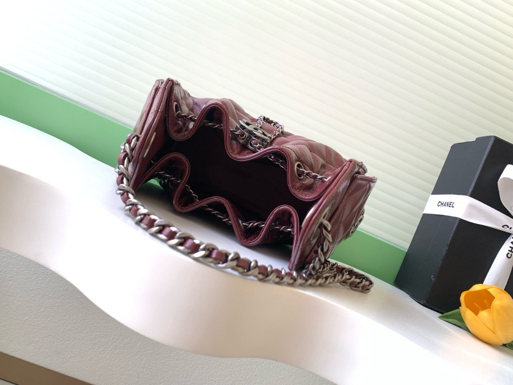 CHANEL 25C Bucket Bag 20x22x12.5cm
