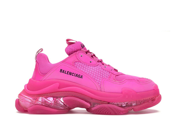 UA TRIPLE S CLEAR SOLE SNEAKER PINK