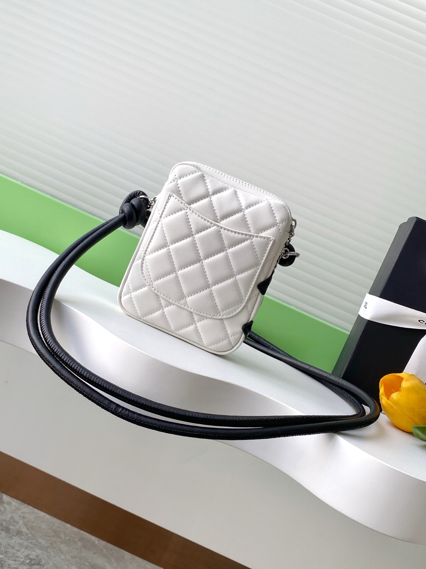 Chanel Cambon Line Crossbody Bag 13x15x3.5cm