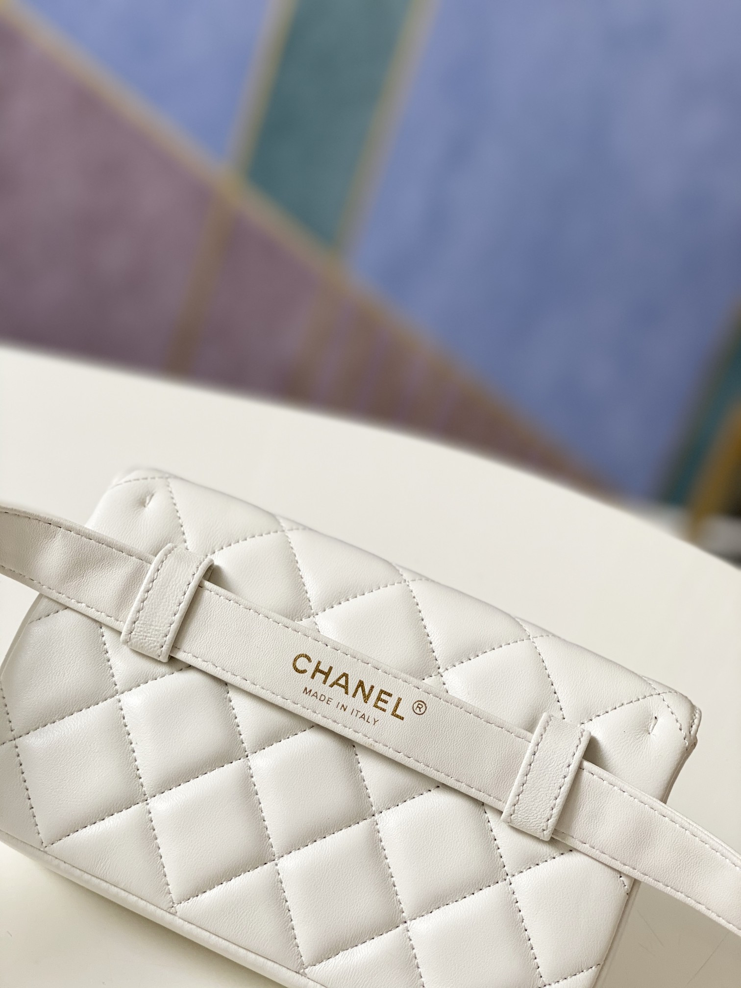 Chanel Quilted Waist Bag 18x12x3.5cm