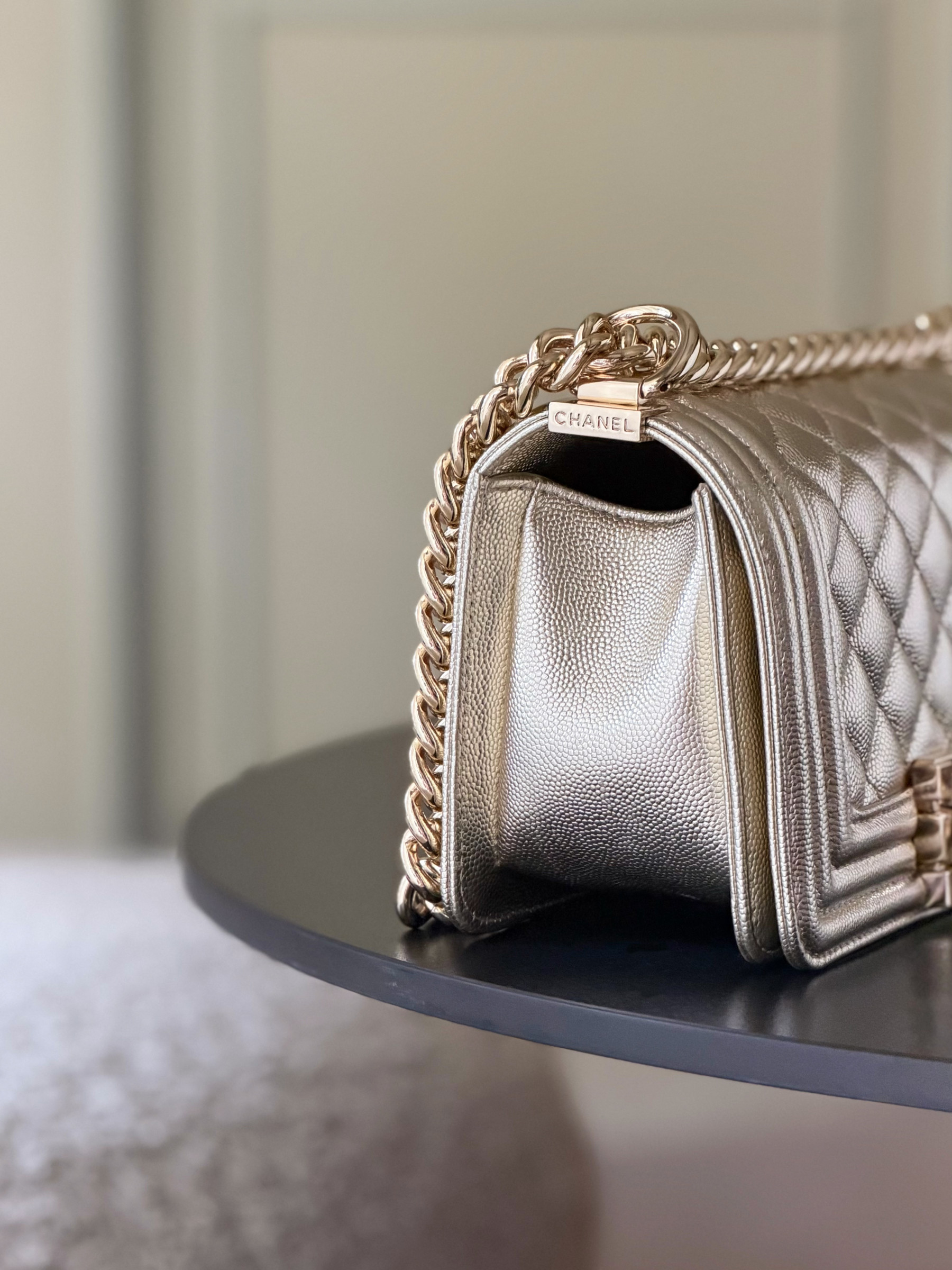 Chanel Boy Handbag 12x20x7cm