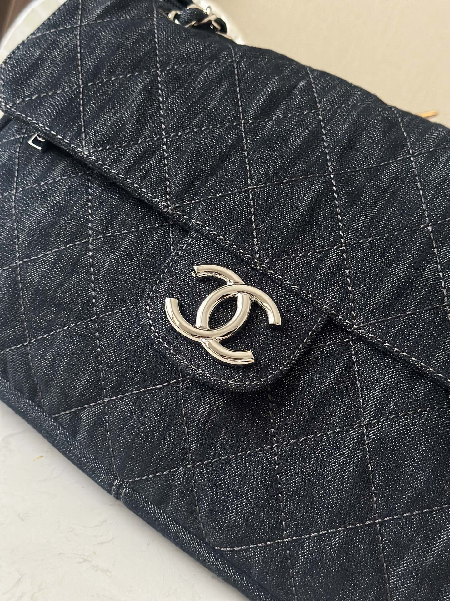 Ch**el flap bag 34x22x10cm