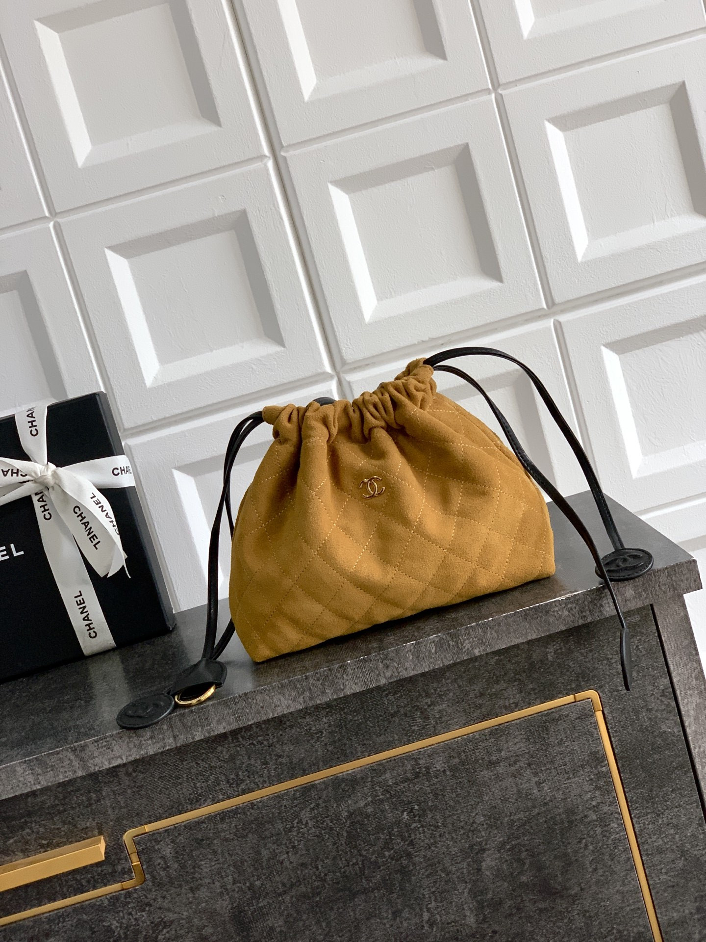 Chanel Clutch with Leather Strap AP5227 17x22x8cm