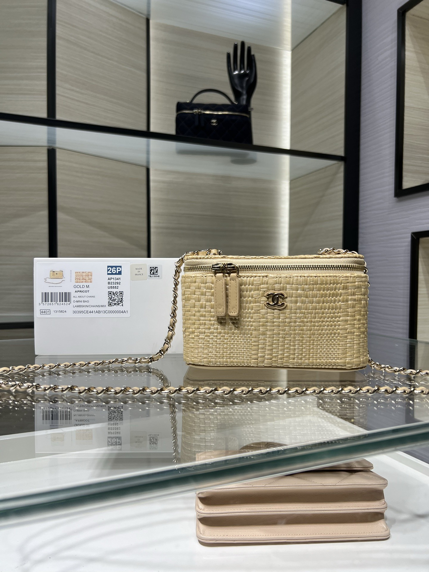 Chanel Classic Long Vanity with Chain AP1341 9.5x17x8cm