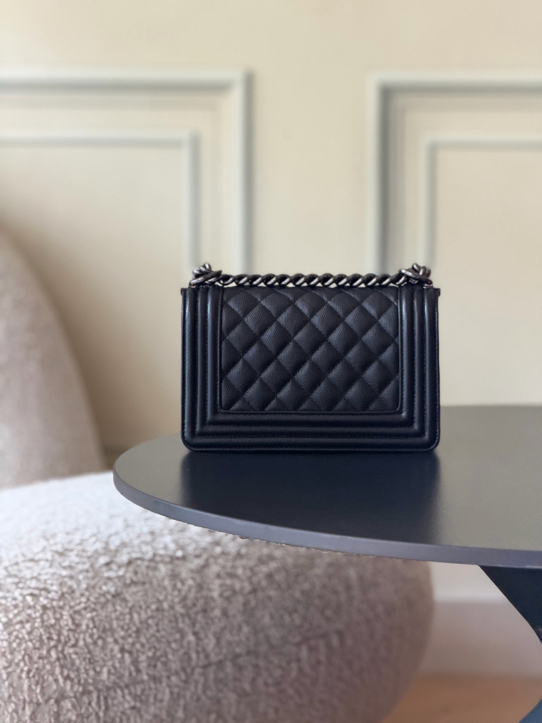 Chanel Boy Handbag 12x20x7cm