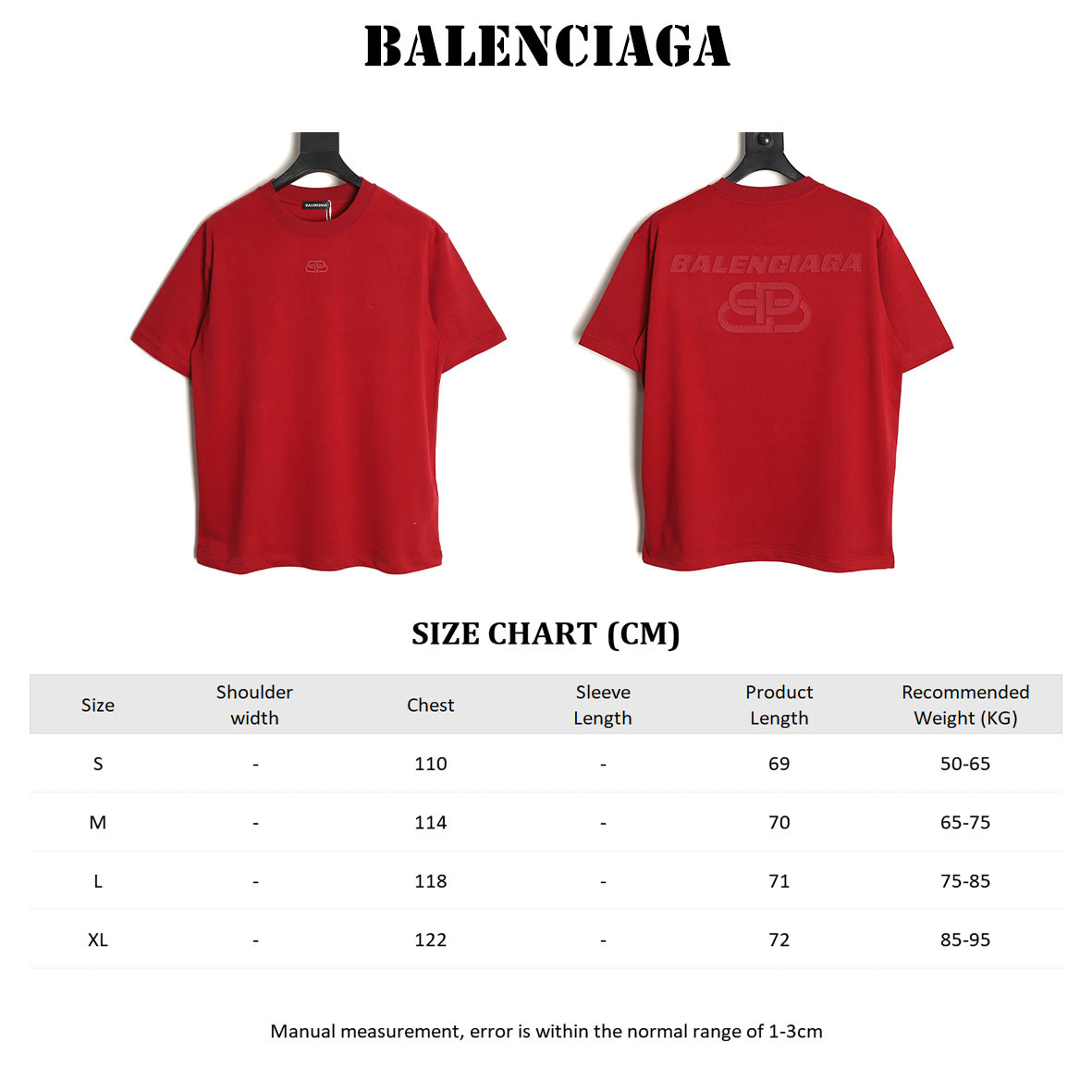 Ba1en*iaga 26ss short-sleeved t-shirt