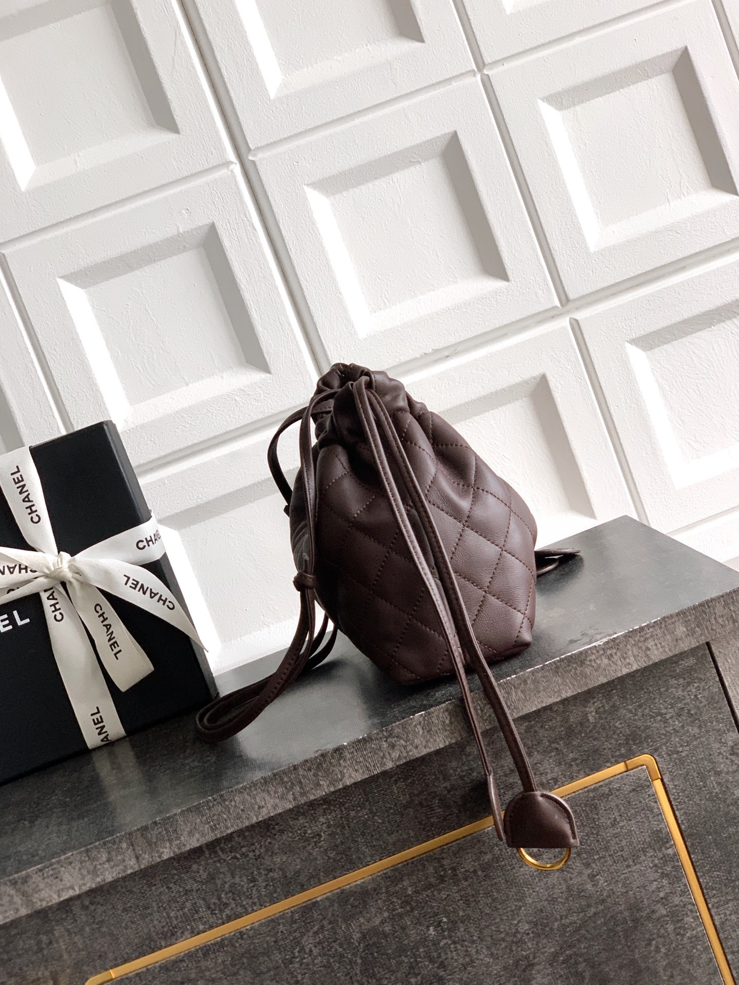 Chanel Clutch with Leather Strap AP5227 17x22x8cm