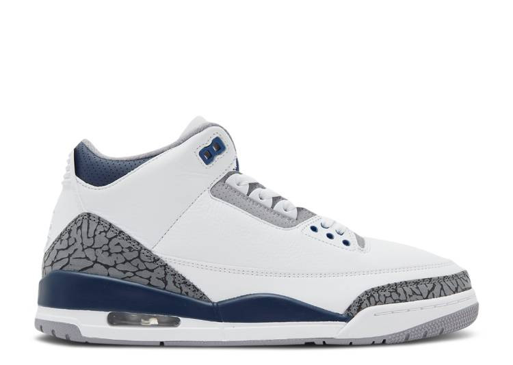 UA AIR JORDAN 3 RETRO 'MIDNIGHT NAVY'