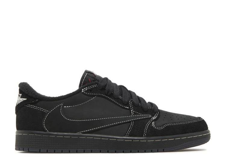 ua travis scott x air jordan 1 low og sp 'black phanT0m'