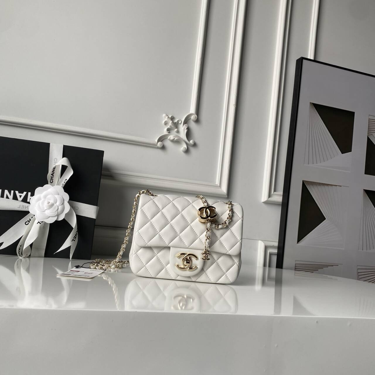 Chanel Classic Flap Handbag CF AS5758 18x13x7cm