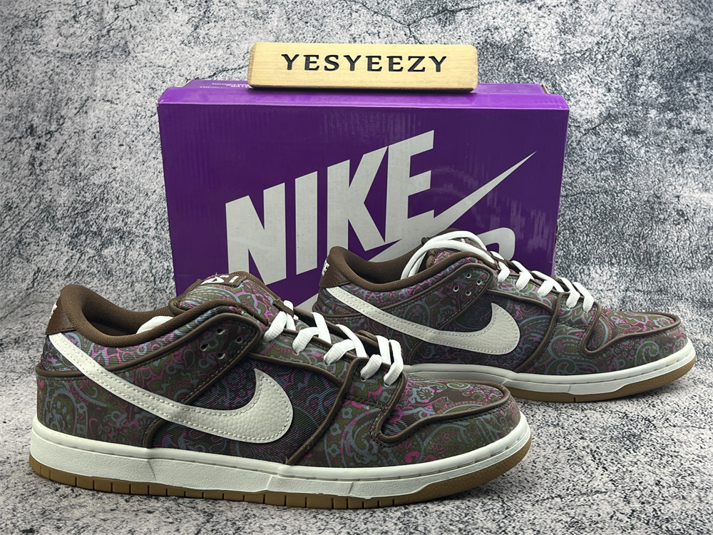 UA Nike SB Dunk Low Pro Paisley Brown
