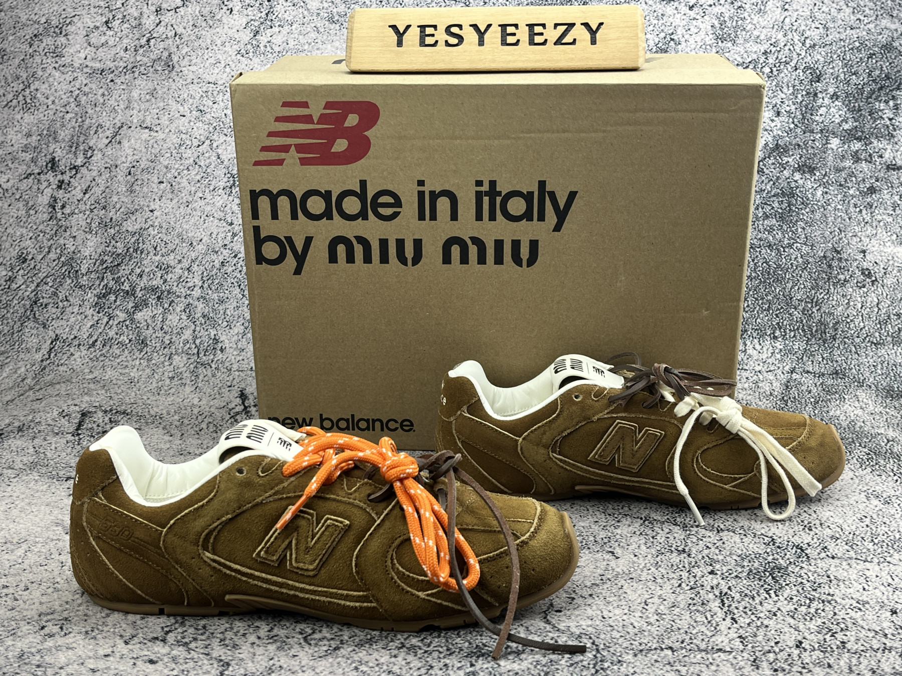 ua m1v m1v x new Ba1an*e 530 sl suede sneakers