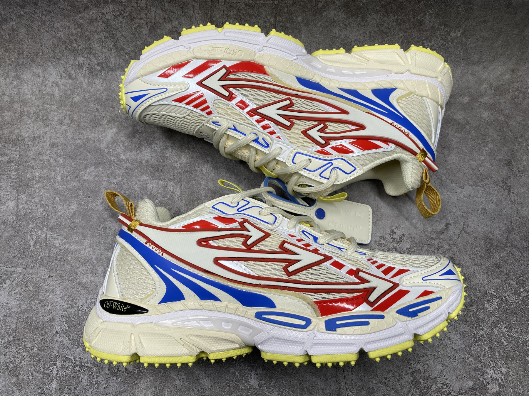 UA Off-White "BE RIGHT BACK"
