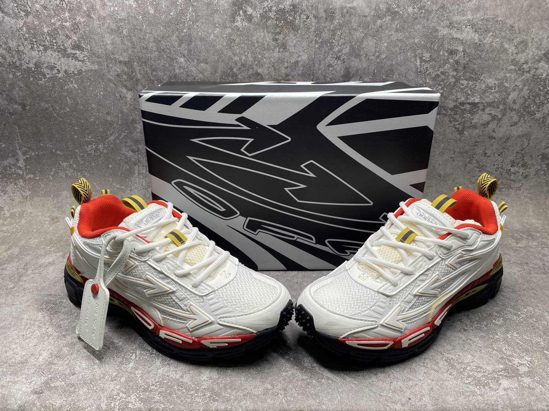 UA Off-White "BE RIGHT BACK"