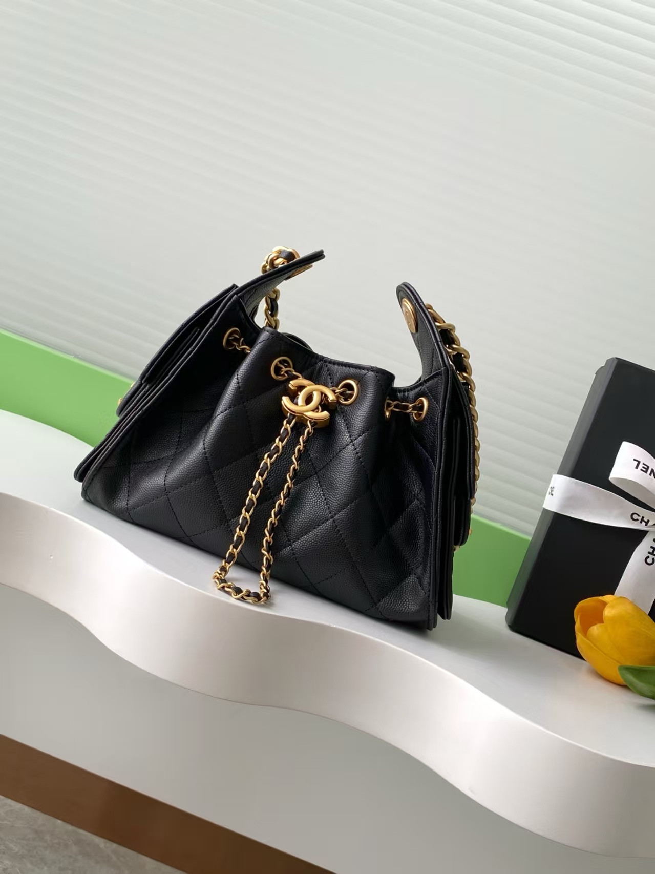 Ch**el 25C Bucket Bag 20x22x12.5cm