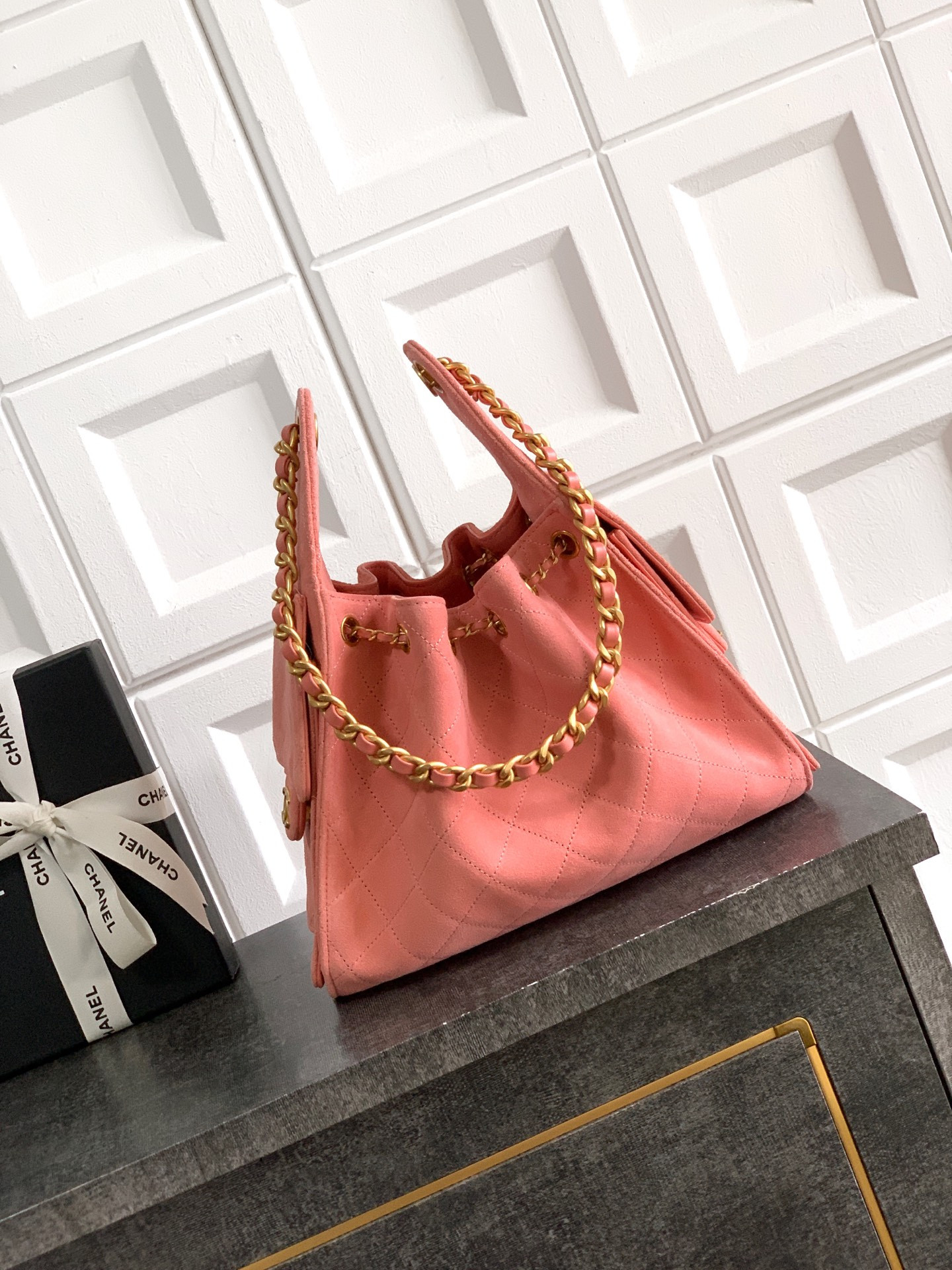 CHANEL 25C Bucket BAG 30x26x14cm