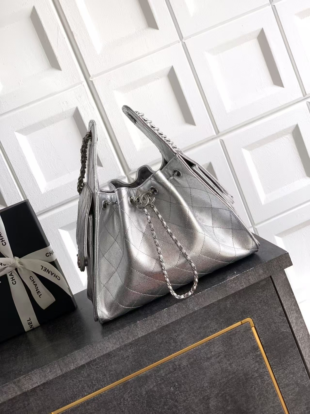 CHANEL 25C Bucket BAG 30x26x14cm